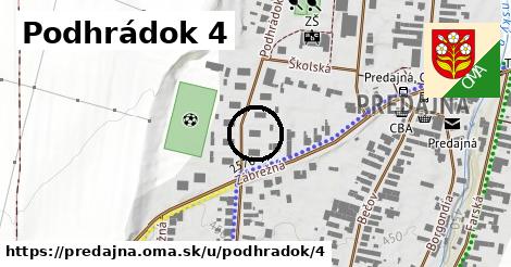 Podhrádok 4, Predajná