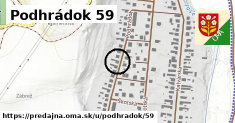 Podhrádok 59, Predajná