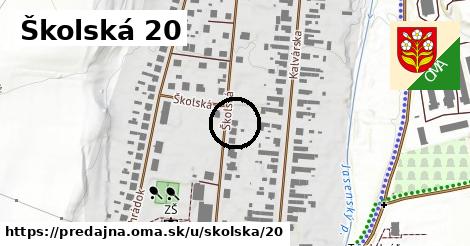 Školská 20, Predajná