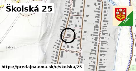 Školská 25, Predajná