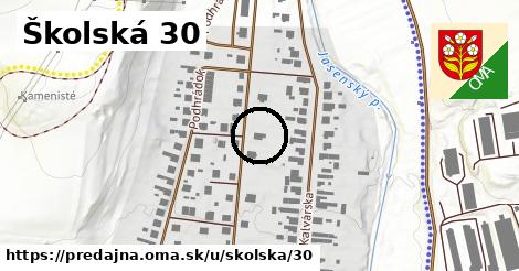 Školská 30, Predajná