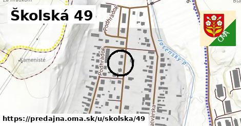 Školská 49, Predajná