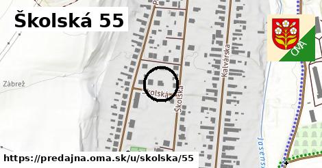Školská 55, Predajná