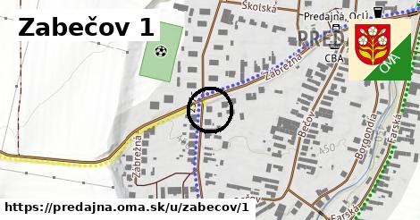 Zabečov 1, Predajná