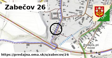 Zabečov 26, Predajná