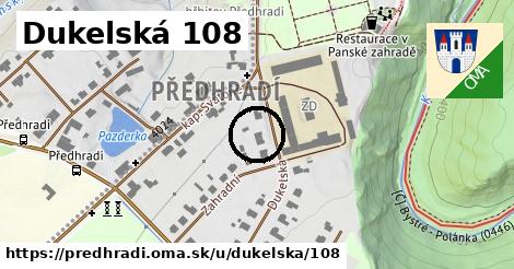 Dukelská 108, Předhradí