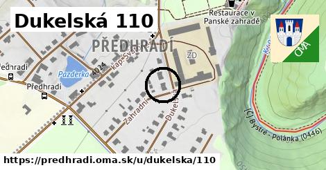 Dukelská 110, Předhradí