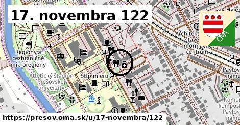 17. novembra 122, Prešov