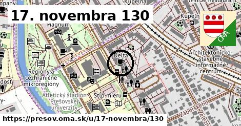 17. novembra 130, Prešov