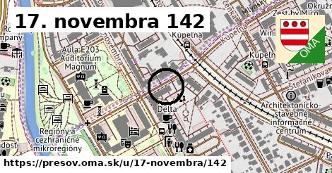 17. novembra 142, Prešov