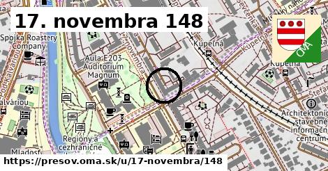 17. novembra 148, Prešov