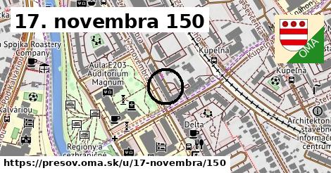 17. novembra 150, Prešov