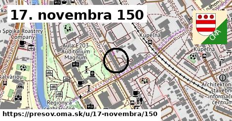 17. novembra 150, Prešov