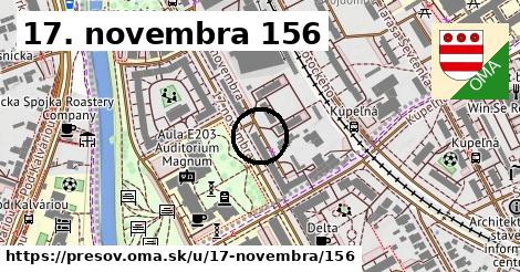 17. novembra 156, Prešov