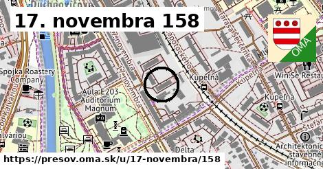 17. novembra 158, Prešov