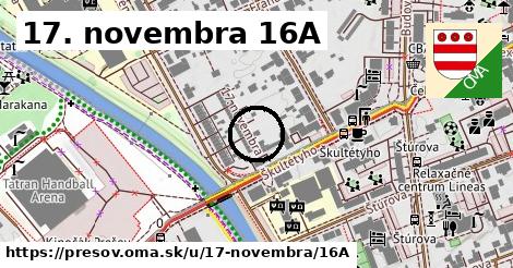 17. novembra 16A, Prešov