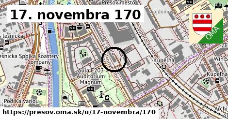 17. novembra 170, Prešov