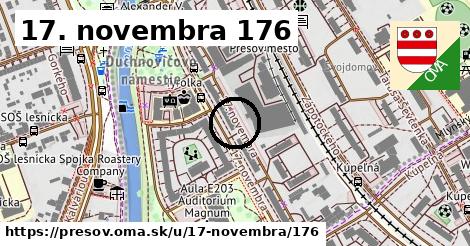 17. novembra 176, Prešov