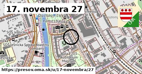 17. novembra 27, Prešov
