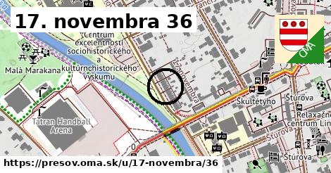 17. novembra 36, Prešov