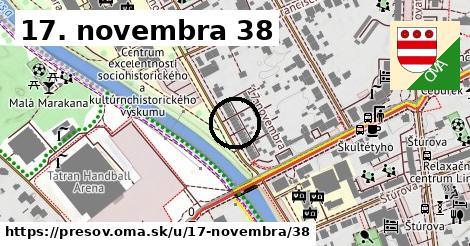 17. novembra 38, Prešov