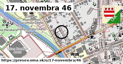 17. novembra 46, Prešov