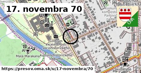 17. novembra 70, Prešov