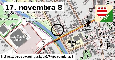 17. novembra 8, Prešov