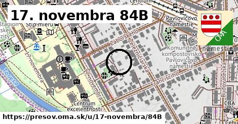 17. novembra 84B, Prešov