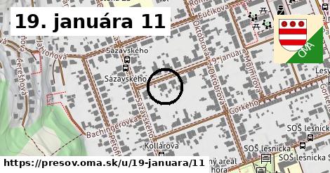 19. januára 11, Prešov