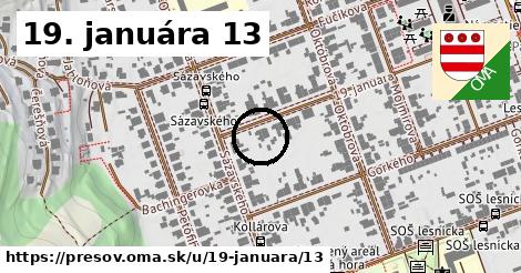 19. januára 13, Prešov