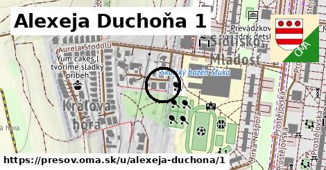 Alexeja Duchoňa 1, Prešov