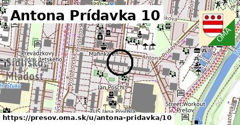 Antona Prídavka 10, Prešov