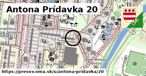 Antona Prídavka 20, Prešov