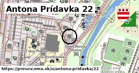 Antona Prídavka 22, Prešov