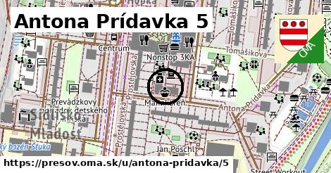 Antona Prídavka 5, Prešov