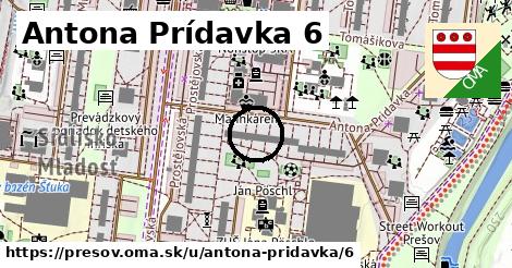 Antona Prídavka 6, Prešov