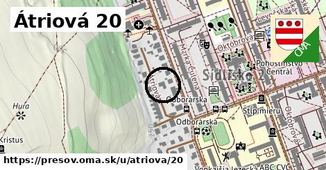 Átriová 20, Prešov