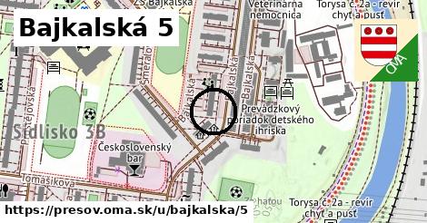 Bajkalská 5, Prešov