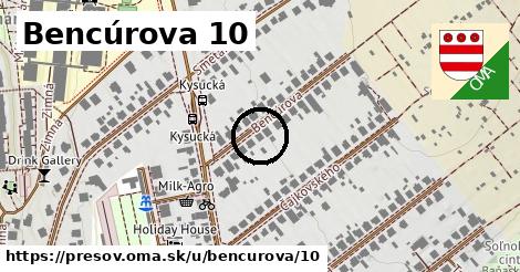 Bencúrova 10, Prešov