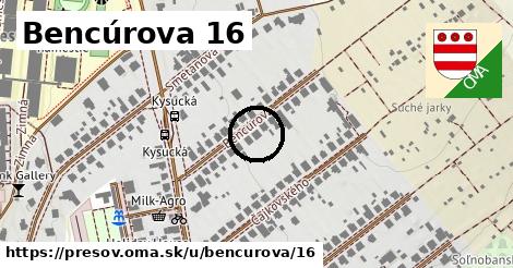 Bencúrova 16, Prešov