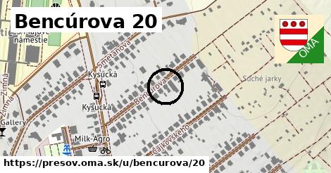 Bencúrova 20, Prešov