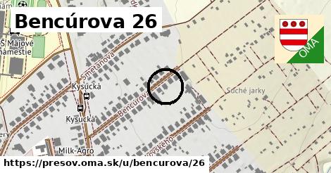Bencúrova 26, Prešov