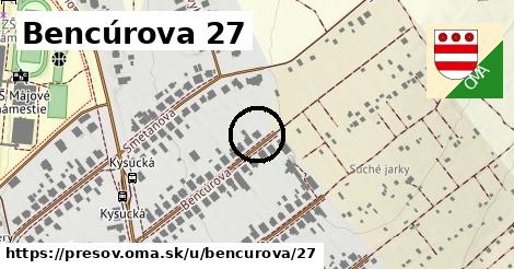 Bencúrova 27, Prešov