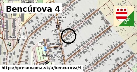 Bencúrova 4, Prešov