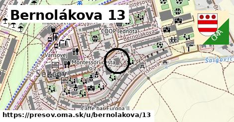 Bernolákova 13, Prešov