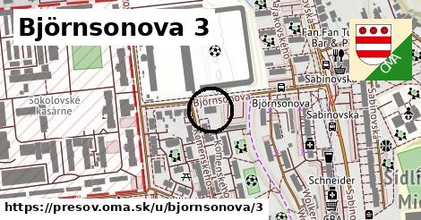 Björnsonova 3, Prešov