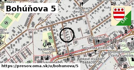 Bohúňova 5, Prešov