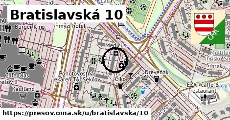 Bratislavská 10, Prešov