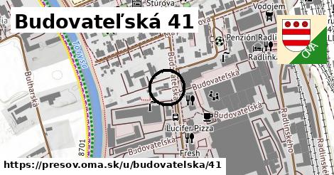 Budovateľská 41, Prešov